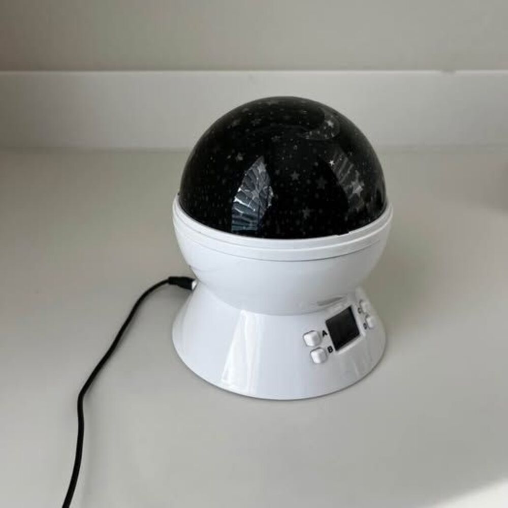 Globe star projector night light
